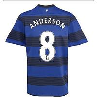 2011 12 man utd nike away shirt anderson 8 kids