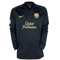 2011-12 Barcelona Away Long Sleeve Nike Football Shirt