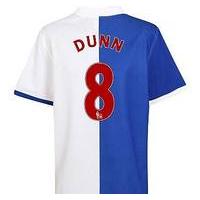 2010 11 blackburn rovers home shirt dunn 8