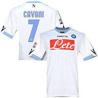 2010-11 Napoli Macron Away Shirt (Cavani 7)