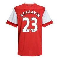 2010 11 arsenal nike short sleeve home shirt arshavin 23 kid