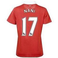 2010 11 man utd nike womens home shirt nani 17