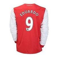 2010 11 arsenal nike long sleeve home shirt eduardo 9