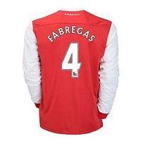 2010-11 Arsenal Nike Long Sleeve Home Shirt (Fabregas 4)