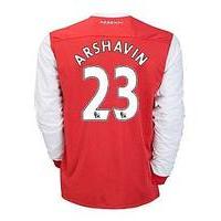 2010 11 arsenal nike long sleeve home shirt arshavin 23