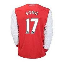 2010-11 Arsenal Nike Long Sleeve Home Shirt (Song 17)