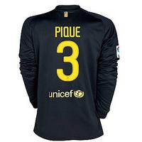 2011-12 Barcelona Nike L/S Away Shirt (Pique 3)