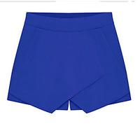 2014 summer new women#39;s candy color front cross piece casual pants shorts summer Korean version Culottes