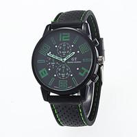 2016 New Arrival Outdoor Leisure GT Unisex Wristwatch With Silicone Strap Cool Watches Unique Watches Fashion Watch