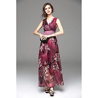 2016 New Bohemia put on a large chiffon dress long section