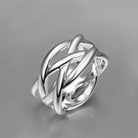 2016 cheaper mesh fashion women 925 sterling silver statement ring