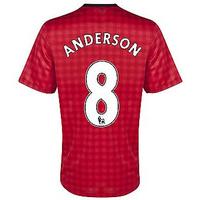 2012-13 Man Utd Nike Home Shirt (Anderson 8) - Kids