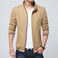 2016 spring and autumn new men#39;s coat jacket young men#39;s casual Korean Slim thin section
