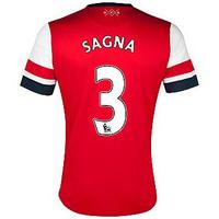 2012-13 Arsenal Nike Home Shirt (Sagna 3) - Kids