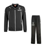 2013-14 Rangers Puma Woven Tracksuit (Black) - Kids