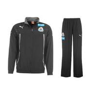 2013-14 Newcastle Puma Woven Tracksuit (Black) - Kids