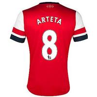 2012-13 Arsenal Nike Home Shirt (Arteta 8) - Kids