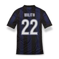 2013-14 Inter Milan Home Shirt (Milito 22) - Kids