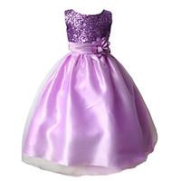 2015 Children Girls Evening Dress School Party Dress Formal Dress Evening Wedding Party Dresses Full Dress For SZ 3~10Y