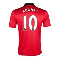 2013-14 Man United Home Shirt (Rooney 10) - Kids