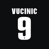 2013-14 Mirko Vucinic Juventus Home Shirt Printing