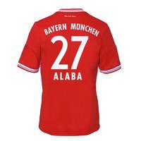 2013-14 Bayern Munich Home Shirt (Alaba 27) - Kids