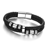 2016 Trendy Stainless Steel Men Bracelet Wrap Wristband For Men Classic Bracelet Men Bangle Jewelry