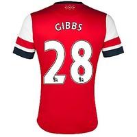 2012-13 Arsenal Nike Home Shirt (Gibbs 28) - Kids