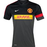 2012-13 Man Utd Nike Training Shirt (Black) - Kids