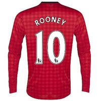 2012-13 Man Utd Nike Long Sleeve Home (Rooney 10) - Kids