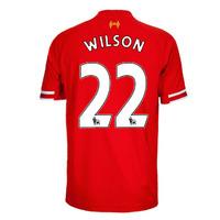 2013 14 liverpool home shirt wilson 22 kids