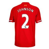 2013 14 liverpool home shirt johnson 2 kids