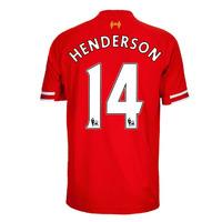 2013-14 Liverpool Home Shirt (Henderson 14) - Kids