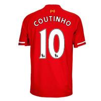 2013-14 Liverpool Home Shirt (Coutinho 10) - Kids