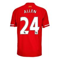 2013-14 Liverpool Home Shirt (Allen 24) - Kids