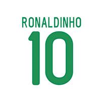 2013-14 Ronaldinho Brazil Home Shirt Printing