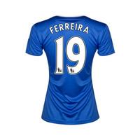 2013-14 Chelsea Ladies Home Shirt (Ferreira 19)