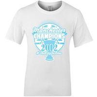 2012 man city champions winners t shirt white