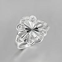 2016 Fashion Noble Women Party Casual Sterling Silver Statement Ring