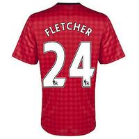 2012-13 Man Utd Nike Home Shirt (Fletcher 24) - Kids