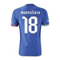 2013-14 Italy Home Shirt (Montolivio 18) - Kids