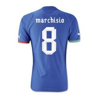 2013-14 Italy Home Shirt (Marchisio 8) - Kids