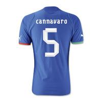 2013-14 Italy Home Shirt (Cannavaro 5) - Kids