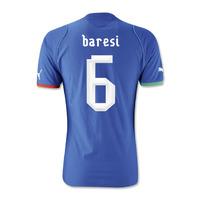 2013-14 Italy Home Shirt (Baresi 6) - Kids