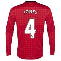 2012 13 man utd nike long sleeve home jones 4