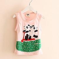 2017 Summer Wear Korean Style Cartoon Boy Girl Children\'s Vest Baby Children Sleeveless T-Shirt