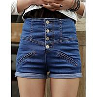 2014 Japan and South Korea VIVI recommended high-waisted denim shorts