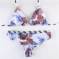 2017 Women\'s new Bikini pinapple print Swimwear Swimsuit