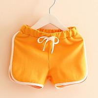 2017 summer korean style candy color boy girl childrens wear hot pants ...