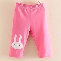 2017 summer girls childrens leggings baby five minutes of pants cotton ...